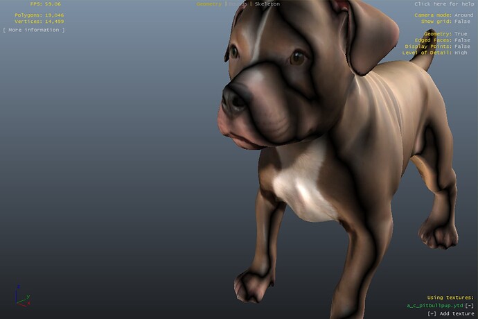 Pitbull Puppy Custom Ped thumbnail 8