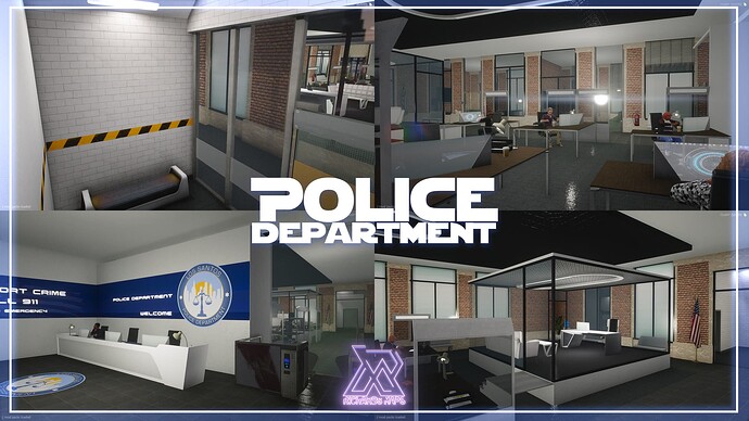 [MLO] Futuristic / Modern Police Department Thumbnail