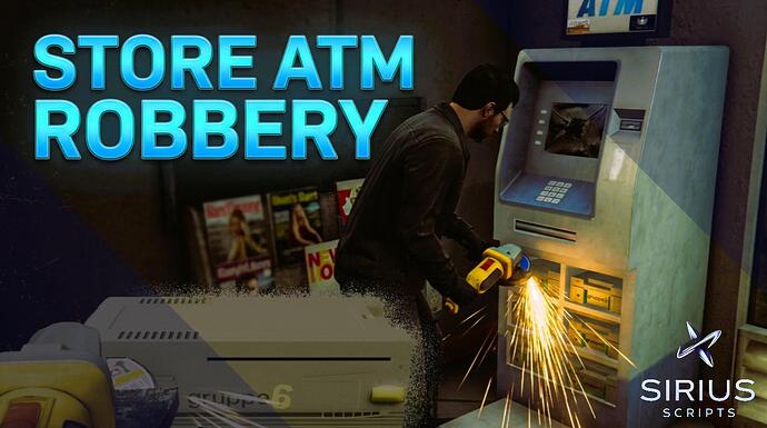 [ESX/QB] Store ATM robbery - FiveM Releases - Cfx Forum