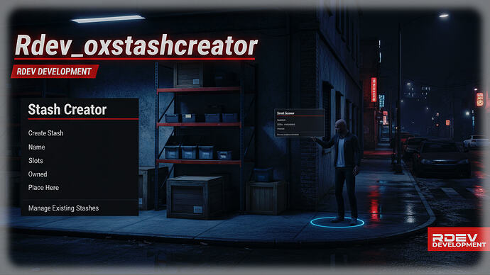 OX Stash Creator | Advanced In-Game Stash System
