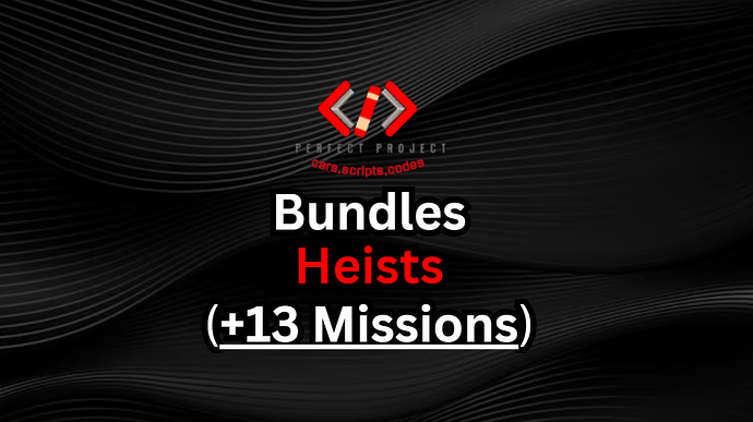 [QB-Core/ESX] Heist Bundle (+13 Missions) Thumbnail