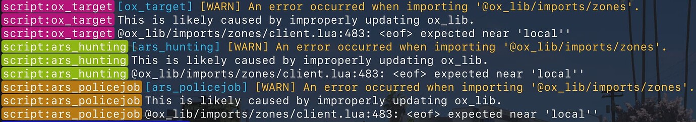 Need help with latest ox_lib - Resource Support - Cfx Forum