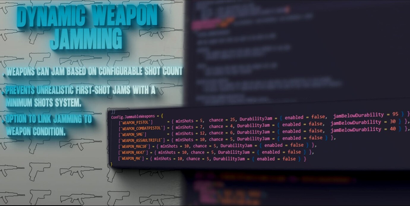🔫 Weapon Jamming – Your Gun Can Jam Mid-Fight! - FiveM Releases - Cfx Forum