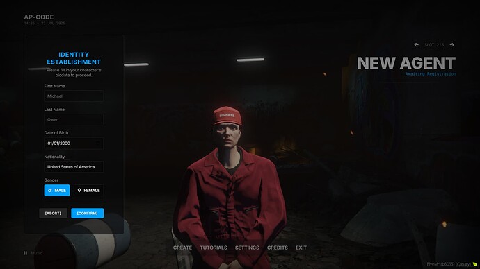 [QB/QBOX] AP MULTICHARACTER | Modern Character Selection thumbnail 3