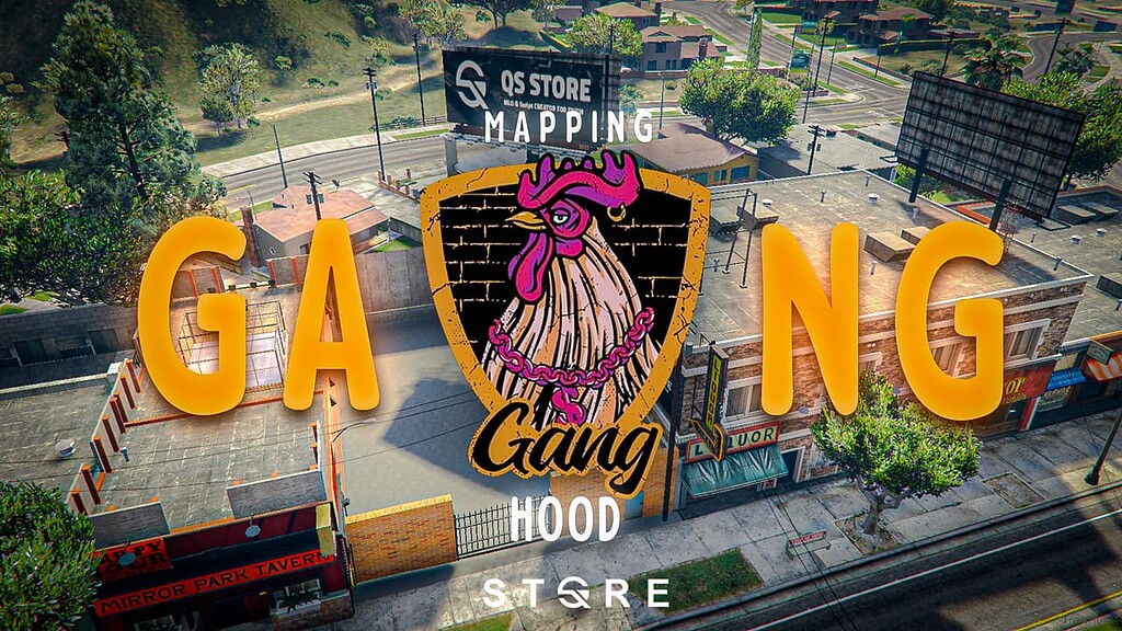 [MAP] New Gang Map Mirror Park Hood FiveM GTA 5 RP - FiveM Releases ...