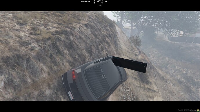 panel does not follow cars rotations