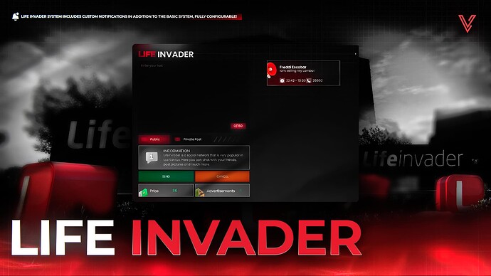 [PAID] vsLifeInvader 📰 [ESX & QBcore] Thumbnail