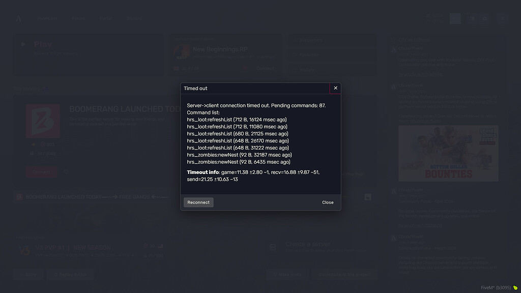 HRS Loot timeout errors - QBCore - Cfx Forum