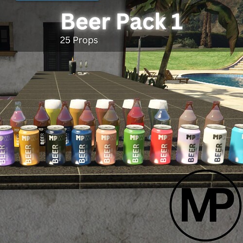 [MPW] Beer Pack 1 | Beer Props Thumbnail