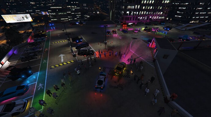 Gta v fivem map | jr car meet | drift race thumbnail 2