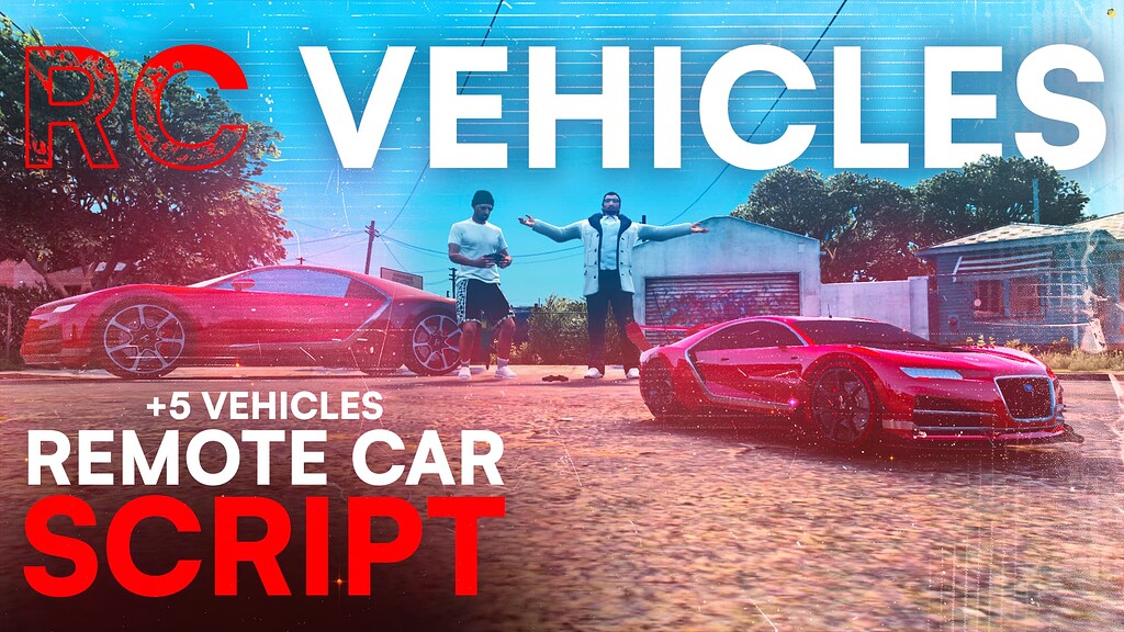 [PAID] - [STANDALONE / ESX / QBCORE / QBOX] Rc vehicles + script ...