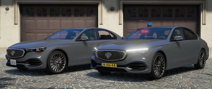 Benefactor Schwarzer Unmarked Dutch Police thumbnail 3