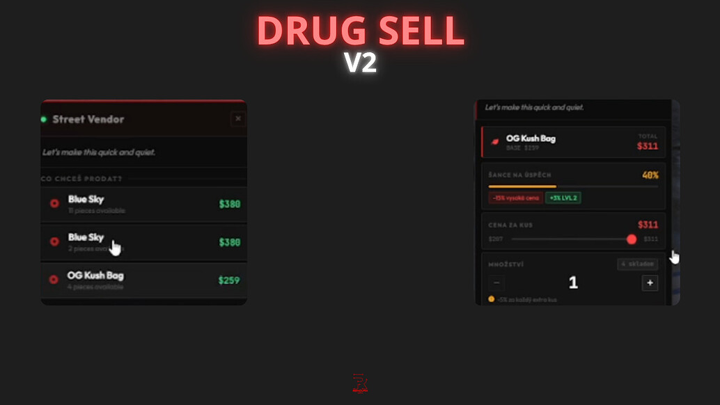 [免费] Drug Sell v2 | Renovax 药物销售脚本