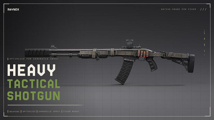 WEAPON_SHOTGUNH (Heavy Tactical Shotgun)
