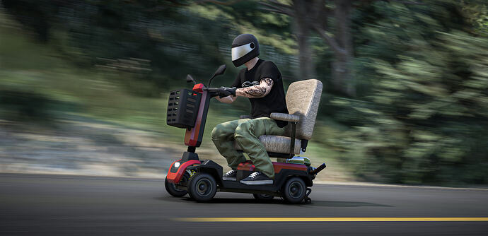 Mobility Scooter Maibatsu Sunsetter Pack thumbnail 3