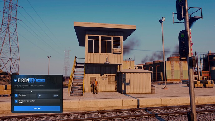 [ESX/QBCORE/STANDALONE] Fusion-Trainjob | Train & Metro Job System for FiveM with Levels thumbnail 4