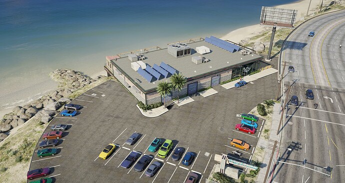 [MLO] Coastline Customs – Custom Tuner Garage | With Bar & Car Dealer | RP-Ready thumbnail 5