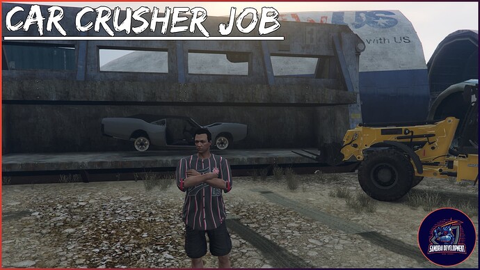 [ESX/QB] Car Crushing Job | Crush Real Cars In Real Time! Thumbnail