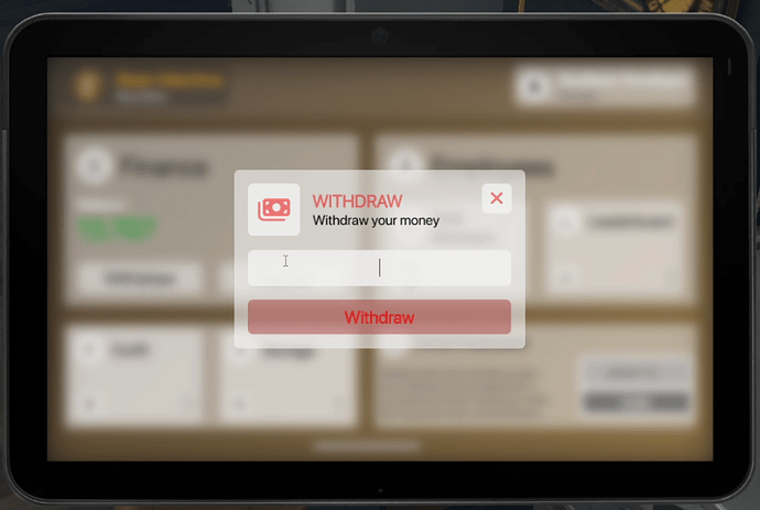 Withdraw Money