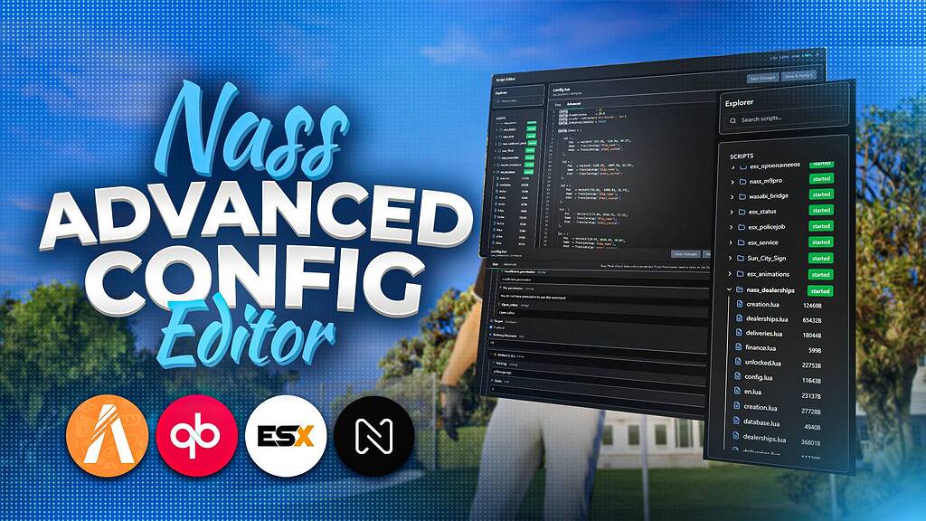 Nass Advanced In-Game Config Editor - FiveM Releases - Cfx Forum