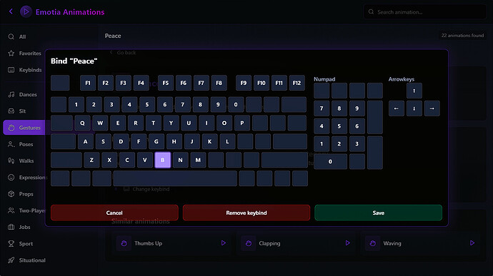 Keybinding