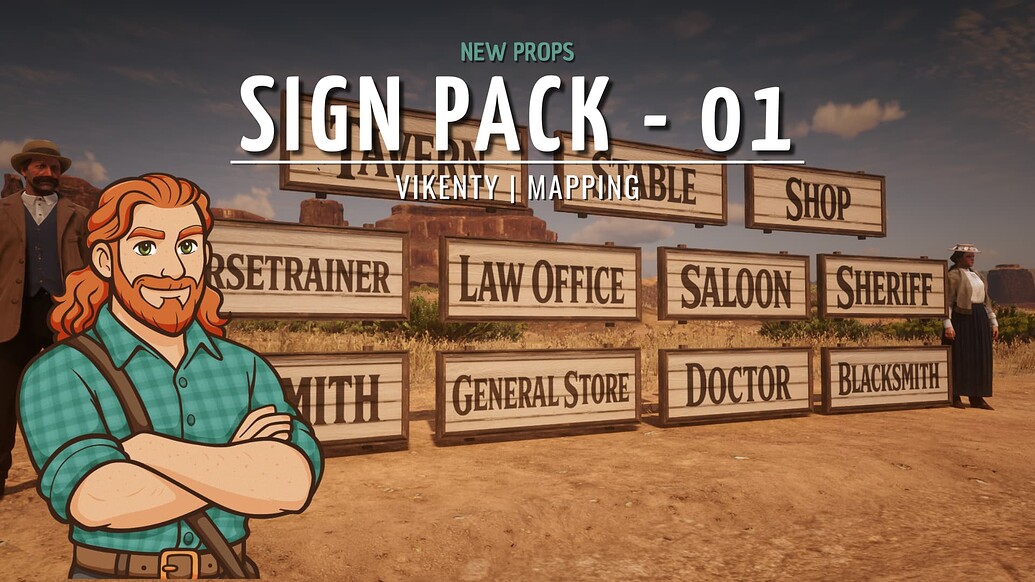 [PROPS] - Sign Pack | 01 - RedM Releases - Cfx Forum