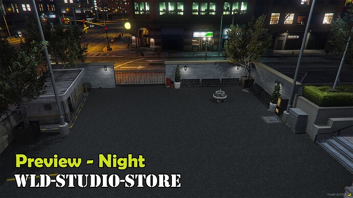 Parking Lspd v1.5 Updated FiveM preveiw night 2