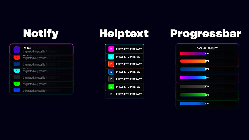 FiveM UI - Revolutionary Drag & Drop Interface System | 49+ Styles ...