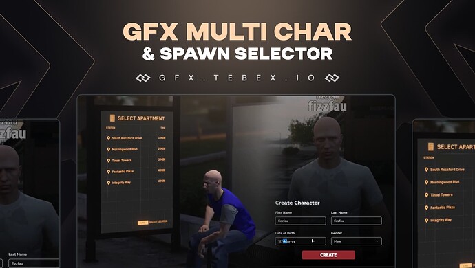 GFX Multi Char Script & Spawn Selector Thumbnail