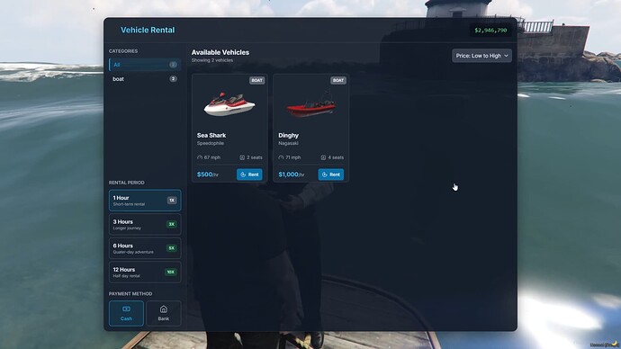 Advanced car rental fivem [esx] [qb] [qbx] thumbnail 5