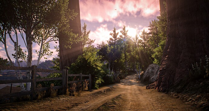 North Calafia Road Sunset