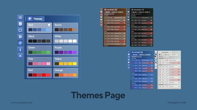 Themes Page