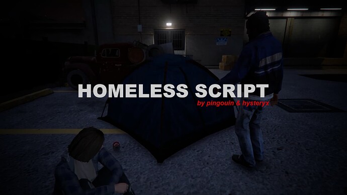[Paid][Script] Homeless tent script Thumbnail