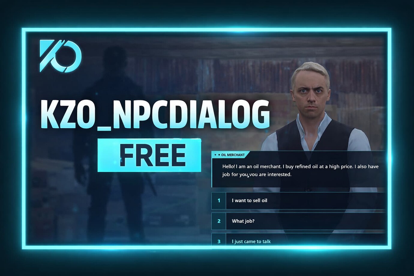 [FREE] [STANDALONE] kzo_npcdialog | FiveM NPC Dialogue System | Talk To ...
