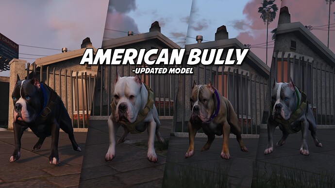 American Bully Pitbull - Addon Dog Ped Thumbnail