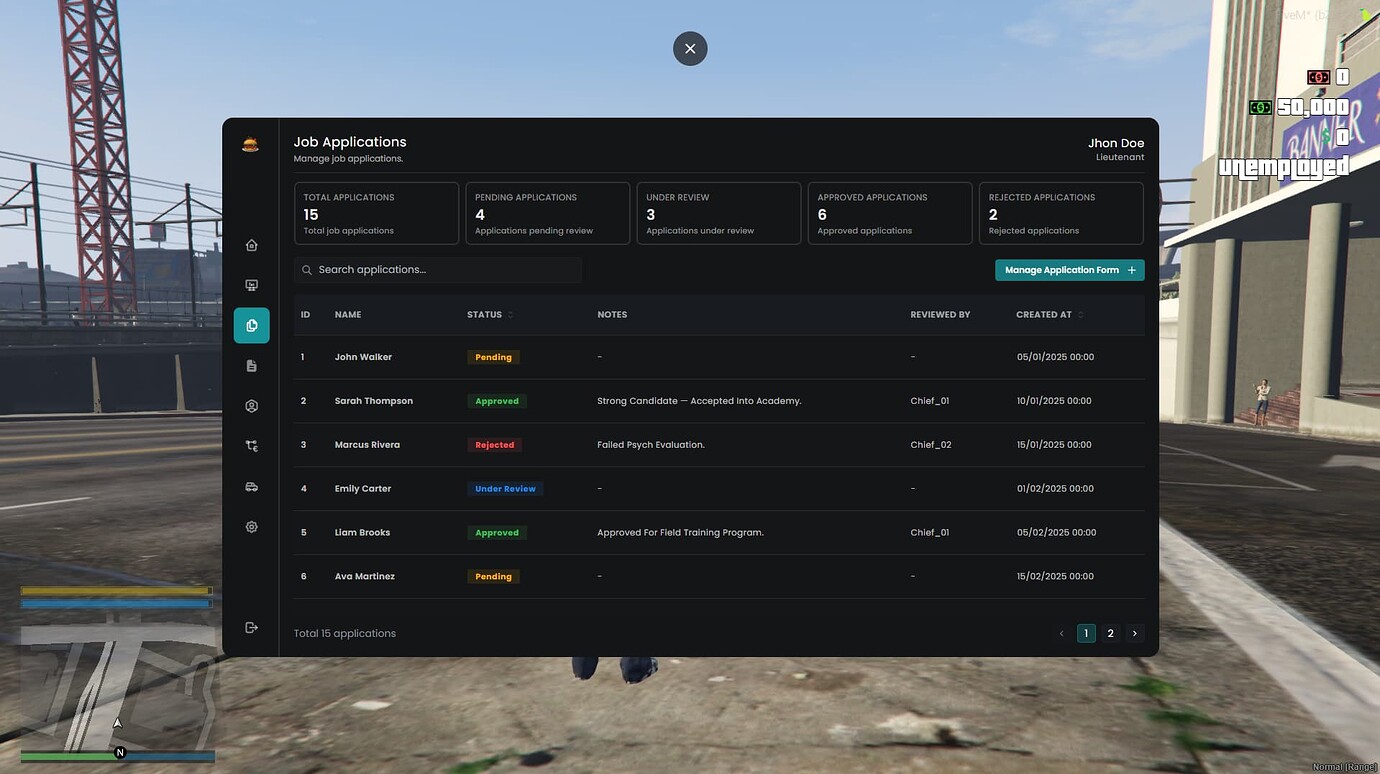 Complete & Advanced Multijob & Boss Menu | Job Apps, Vehicle Shop ...