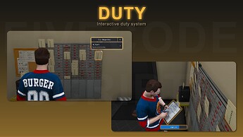 FiveM Burger Shot Job - Duty - Interactive duty system