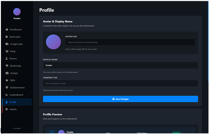 [PAID] Ultimate Trucker Simulator - FiveM Script | ESX & QBCore | Party System + NPC Drivers thumbnail 22
