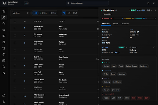 Next-Gen Server Admin Panel thumbnail 5