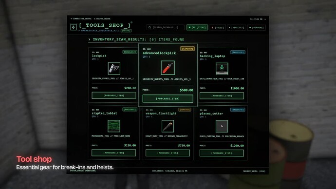 ALL IN ONE Robbery System - Plan heists, Sell stolen goods,  Build your team, Noise Detection thumbnail 6