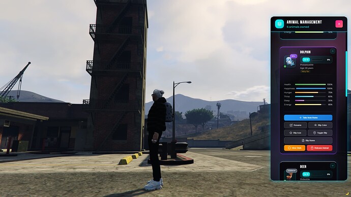 Life Creator v2.0 [ESX/QB/QBOX] Advanced Pet & Animal Management System for FiveM thumbnail 6