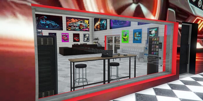 UNCStudios Rouge Customs MLO interior  thumbnail 8