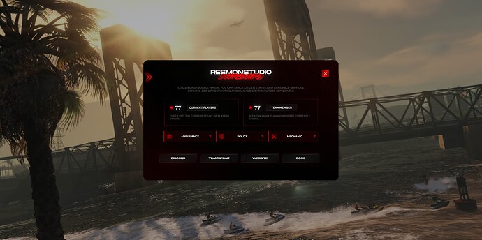 [ESX] [QBCore] RS | Scoreboard | Jobs , Admins and more ! 0.00ms highly optimized  Thumbnail