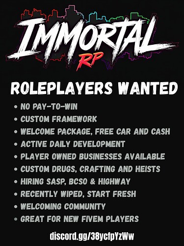 Looking for Roleplayers