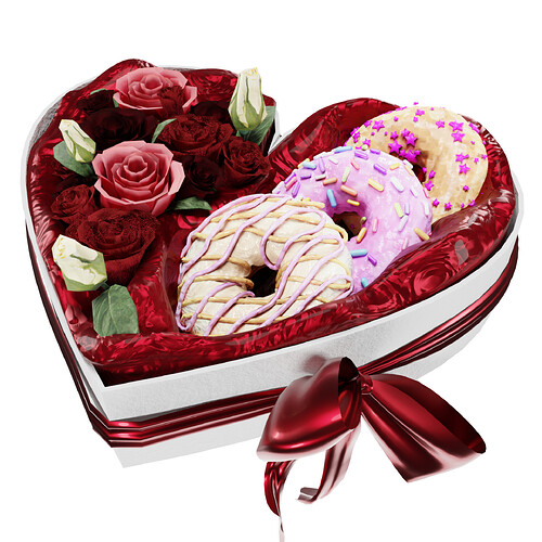 [PAID] Valentines Donuts Props Pack 02 thumbnail 9