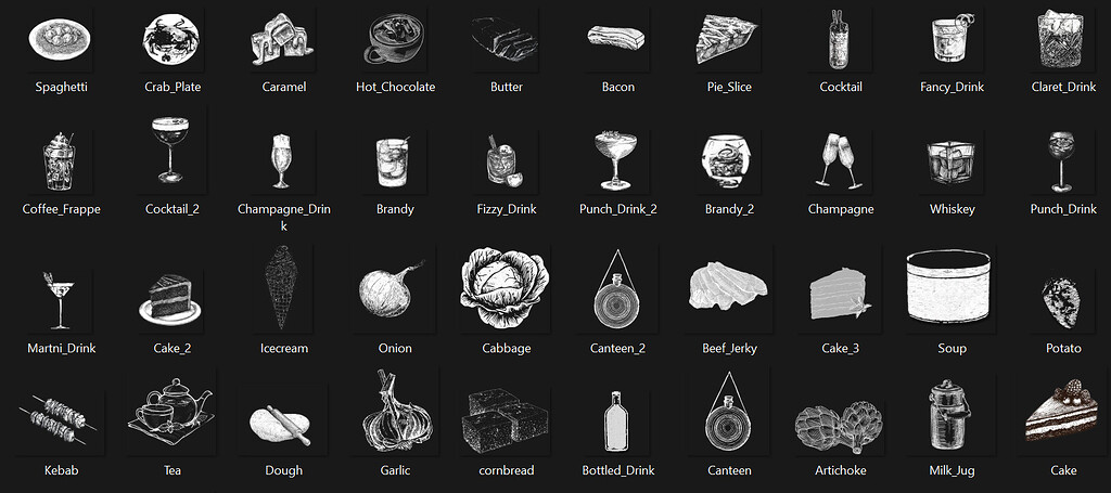 [Paid] Food and Drink Icon Pack - RedM Releases - Cfx.re Community