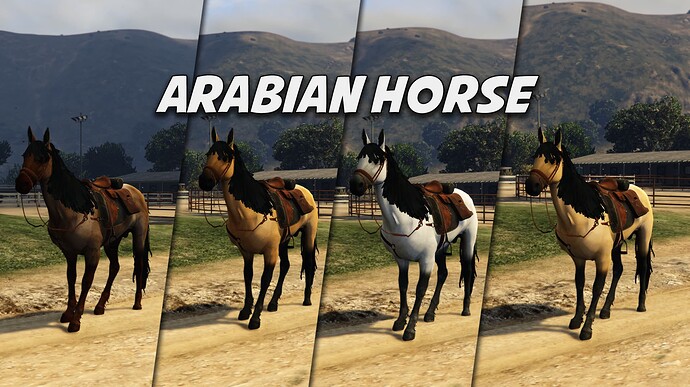 Arabian Horse - Addon Animal Ped Thumbnail