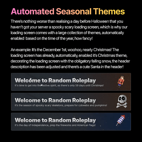 3. Automated Seasonal Themes