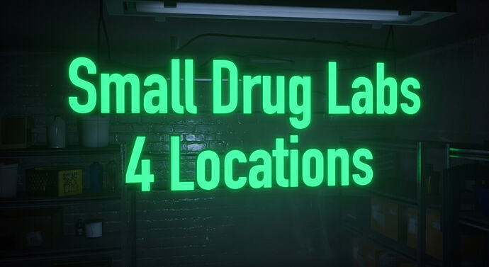 [MLO] Small Industrial Drug Labs - 4 Locations