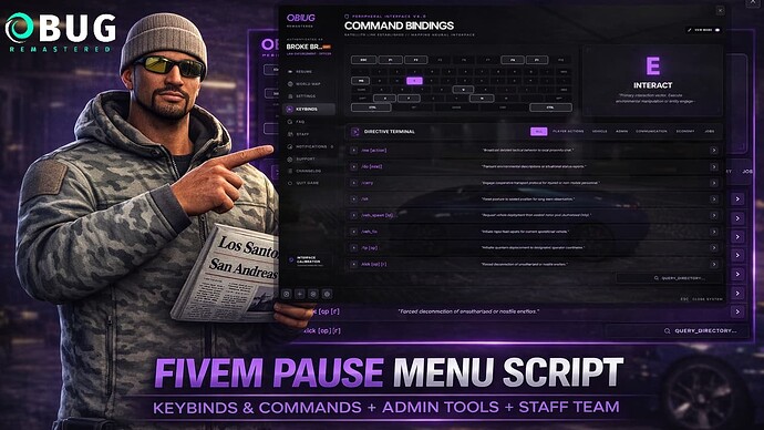 FIVEM PAUSE MENU
